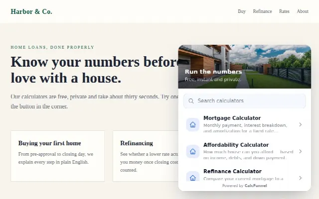 Floating launcher widget, Photo card design: A friendly face and a question; header photo in the panel.